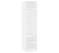 AX Guardaroba Parete Armadio Asta Appendiabiti Scomparti 50x50x200cm Casa 800234