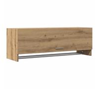 vidaXL Armadio Rovere Artigianale 100x32,5x35 cm in Truciolato, armadietto, organizzatore Armadio, Armadio Guardaroba, Armadio Organizer