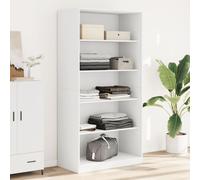 vidaXL Armadio Bianco 100x50x200 cm in Legno Tecnico