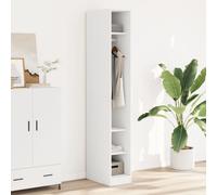 vidaXL Armadio Bianco 30x50x200 cm in Legno Multistrato, mobile portaoggetti, guardaroba, mobile per camera da letto, armadietto portaoggetti