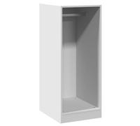 vidaXL Armadio Bianco 48x41x102 cm in Legno Multistrato, Mobile portaoggetti, Guardaroba, Mobile per Camera da Letto, armadietto portaoggetti