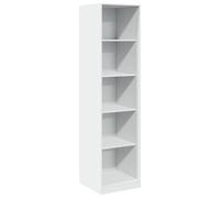 vidaXL Armadio Bianco 50x50x200 cm in Legno Multistrato, mobile portaoggetti, guardaroba, mobile per camera da letto, armadietto portaoggetti