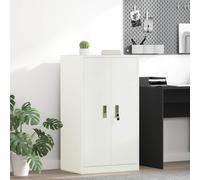 vidaXL Armadio Bianco 60 x 40 x 105 cm Acciaio
