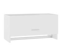 vidaXL Armadio Bianco 70x32,5x35 cm in Legno Multistrato