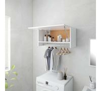 vidaXL Armadio Bianco 70x32,5x35 cm in Truciolato