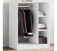 vidaXL Armadio Bianco 77x48x102 cm in Legno Multistrato