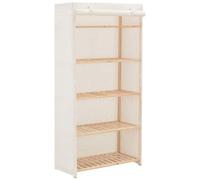 VIDAXL - Armadio Bianco 79x40x170 Cm In Tessuto