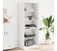 vidaXL Armadio Bianco 80x50x200 cm in Legno tecnico