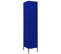 vidaXL Armadio Blu Marino 35x46x180 cm in Acciaio