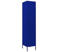 vidaXL Armadio Blu Marino 35x46x180 cm in Acciaio