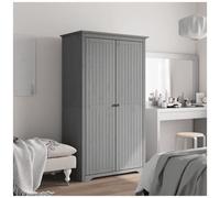 VIDAXL - Armadio Bodo 101x52x176,5 Cm In Legno Massello Di Pino Grigio