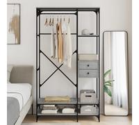 vidaXL Armadio Cassetti Grigio Sonoma 100x40x180 cm Legno Multistrato