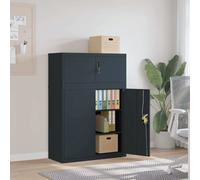 VidaXL Armadio Classificatore Antracite 90x40x130 cm in Acciaio