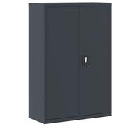 vidaXL Armadio Classificatore Antracite 90x40x140 cm in Acciaio