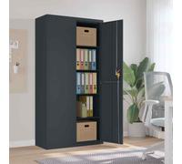 vidaXL Armadio Classificatore Antracite 90x40x180 cm in Acciaio