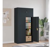 vidaXL Armadio Classificatore Antracite 90x40x180 cm in Acciaio