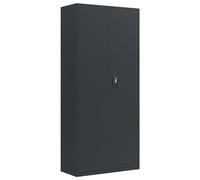 vidaXL Armadio Classificatore Antracite 90x40x200 cm in Acciaio