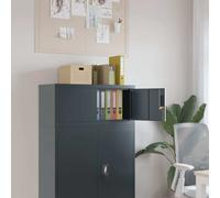 VidaXL Armadio Classificatore Antracite 90x40x40 cm in Acciaio