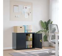 VidaXL Armadio Classificatore Antracite 90x40x70 cm in Acciaio