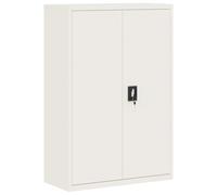 Armadio classificatore bianco 90x40x140 cm in acciaio