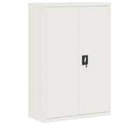 Armadio classificatore bianco 90x40x140 cm in acciaio