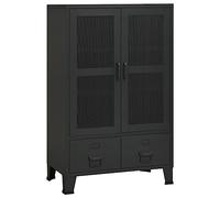 vidaXL Armadio Classificatore Industriale Nero 70x40x115 cm in Metallo