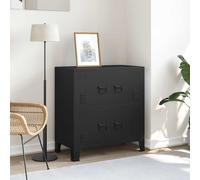 vidaXL Armadio Classificatore Industriale Nero 75x40x80 cm in Acciaio
