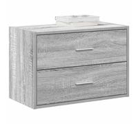 vidaXL Armadio con 2 Cassetti Grigio Sonoma 60x31x40 cm in Truciolato
