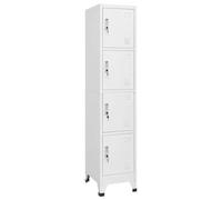 vidaXL Armadio con 4 scomparti, 38 x 45 x 180 cm
