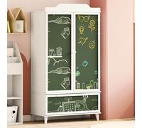 vidaXL Armadio con Lavagna con cassetto Bianco Legno multistrato