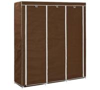 VIDAXL - Armadio Con Scomparti E Aste Marrone 150x45x175 Cm In Tessuto