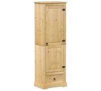 Armadio corona 55x38x170 cm in legno massello di pino