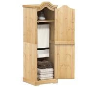 vidaXL Armadio Corona 55x52x170 cm in Legno Massello di Pino