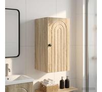 vidaXL Armadio da bagno a muro ALKMAAR Rovere Sonoma 30 x 31 x 59 cm