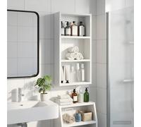 vidaXL Armadio da bagno a muro Bianco 30 x 10 x 60,5 cm