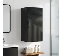 vidaXL Armadio da bagno a muro HAARLEM Nero 30 x 31 x 59 cm