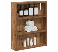 vidaXL Armadio da bagno a muro Legno vecchio 40 x 10 x 50 cm, Mobile bagno moderno, ripiano rettangolare, storage funzionale, soluzione salvaspazio, design elegante