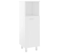 vidaXL Armadio da Bagno Bianco 30x30x95 cm in Legno Multistrato