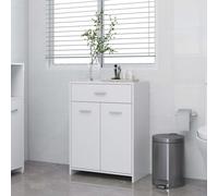 vidaXL Armadio da Bagno Bianco 60x33x80 cm in Legno tecnico