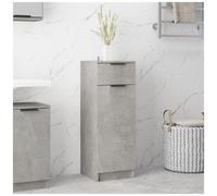 VIDAXL - Armadio Da Bagno Grigio Cemento 32x34x90cm In Legno Multistrato