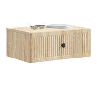 vidaXL Armadio da comodino, 2 pezzi, rovere Sonoma, 49 x 34,5 x 20 cm, camera da letto vintage, ampio tavolo portaoggetti organizzatore da notte, lato rettangolare, arredamento funzionale per la casa