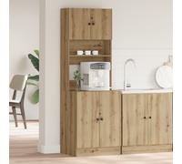 vidaXL Armadio da Cucina Rovere Artisan 60x50x180 cm Legno ingegnerizzato