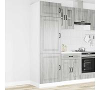 Armadio da Cucina Kalmar Grigio Sonoma in Legno Multistrato