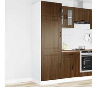 Armadio da Cucina Kalmar Rovere Marrone in Legno Multistrato