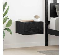 vidaXL Armadio da Notte 2 pcs Rovere nero 35 x 35 x 20 cm