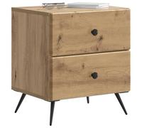 vidaXL Armadio da notte 2 pezzi rovere artigianale 43 x 34,5 x 47,5 cm
