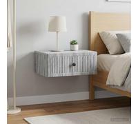 vidaXL Armadio da Notte 2 pz Grigio Sonoma 49 x 34,5 x 20 cm