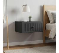 vidaXL Armadio da Notte 2 pz Nero 49 x 34,5 x 20 cm