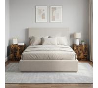 vidaXL Armadio da Notte 2 pz Rovere Fumo 43 x 34,5 x 47 cm