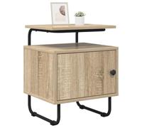 vidaXL Armadio da Notte 2 pz Rovere Sonoma Legno ingegnerizzato, Armadietto Moderno per Camera, Comò Rettangolare con Spazio, Tavolino Notte Funzionale, Mobile Compatto